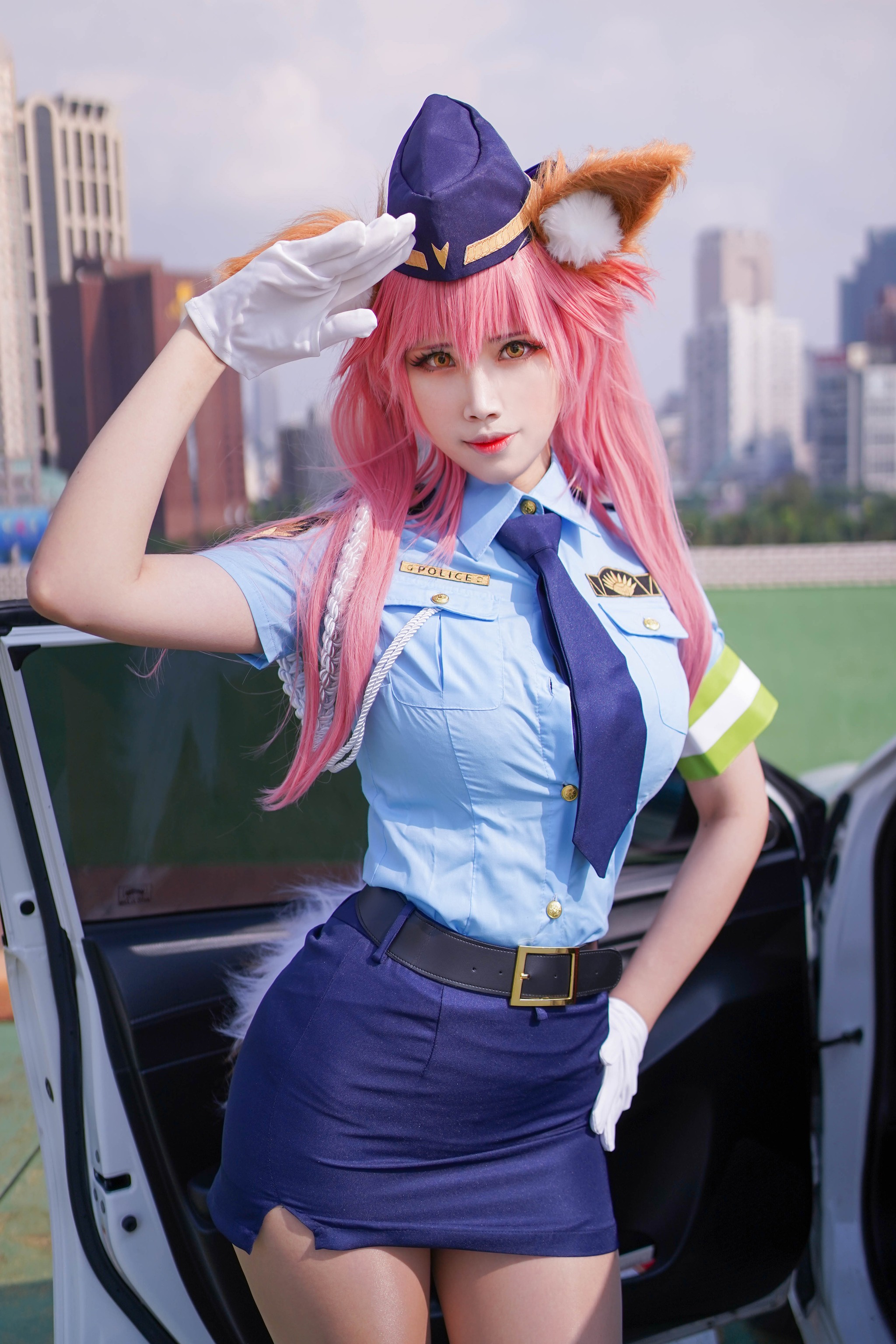 KaYa萱 - NO.013 KaYa 萱 玉藻前 女警裝Ver [20P]-XikXak